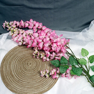 1 τεμ. Τεχνητά λουλούδια Wisteria String Κρεμαστά γιρλάντα Γάμος εξωτερικού χώρου Διακόσμηση Αψίδας Κήπου Διακόσμηση πάρτι σπιτιού Ψεύτικο λουλούδι