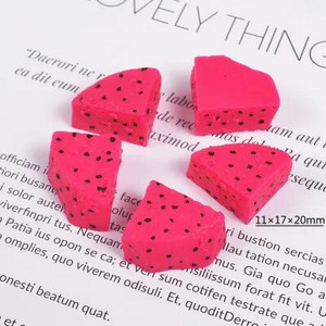 10 τεμ. Kawaii Fruits Resin Miniature Food Art Supply Flatback Cabochon DIY Μαλλιά Bow Center Scrapbooking Τηλεφωνική διακόσμηση