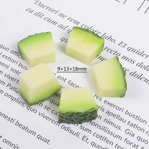 10 τεμ. Kawaii Fruits Resin Miniature Food Art Supply Flatback Cabochon DIY Μαλλιά Bow Center Scrapbooking Τηλεφωνική διακόσμηση