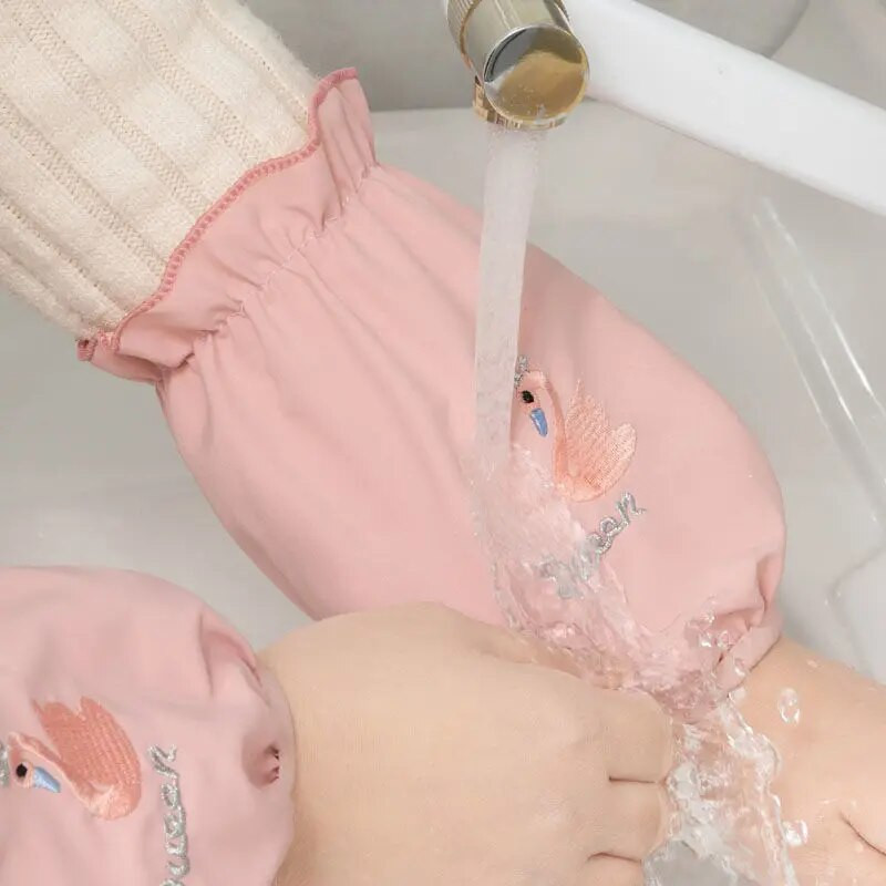 Водоустойчив Устойчив на масло ръкав за жени Къс Есен Зима Противообрастващи Ръкави за възрастни Защита на маншета против замърсяване ZD71