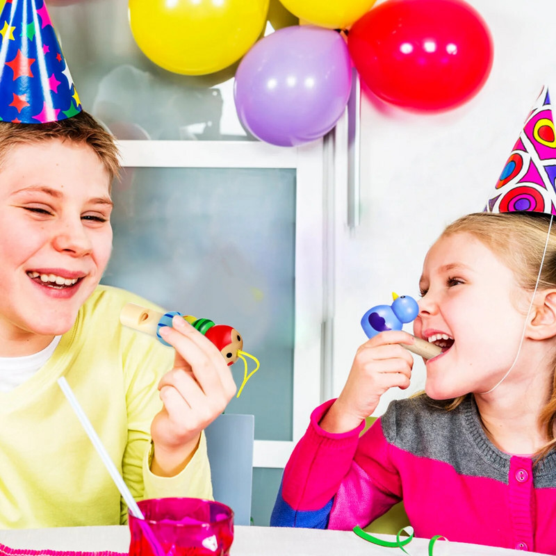 7 kom Drvene igračke Zviždaljke za životinje Ptice Zviždaljke za malu djecu Edukativne igračke Glazbene igračke Rođendanski darovi