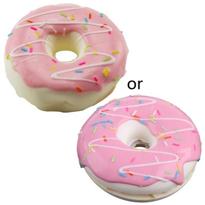 Изкуствени понички модел симулация PU поничка хляб реквизит за фотография за облекчаване на стреса бавно отскок фалшиво забавление Drop Shipping