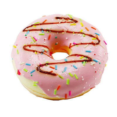 Изкуствени понички модел симулация PU поничка хляб реквизит за фотография за облекчаване на стреса бавно отскок фалшиво забавление Drop Shipping