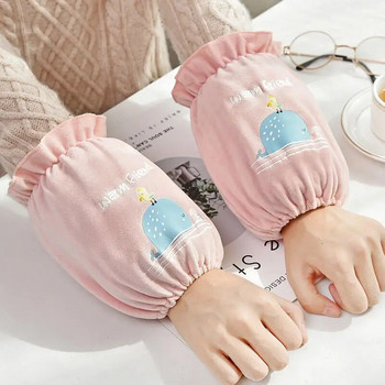 Дамски работни детски горни ръкави Прекрасни ръкави, устойчиви на мръсотия Студентски ръкави Пухено яке Специален ръкав против замърсяване ZD69