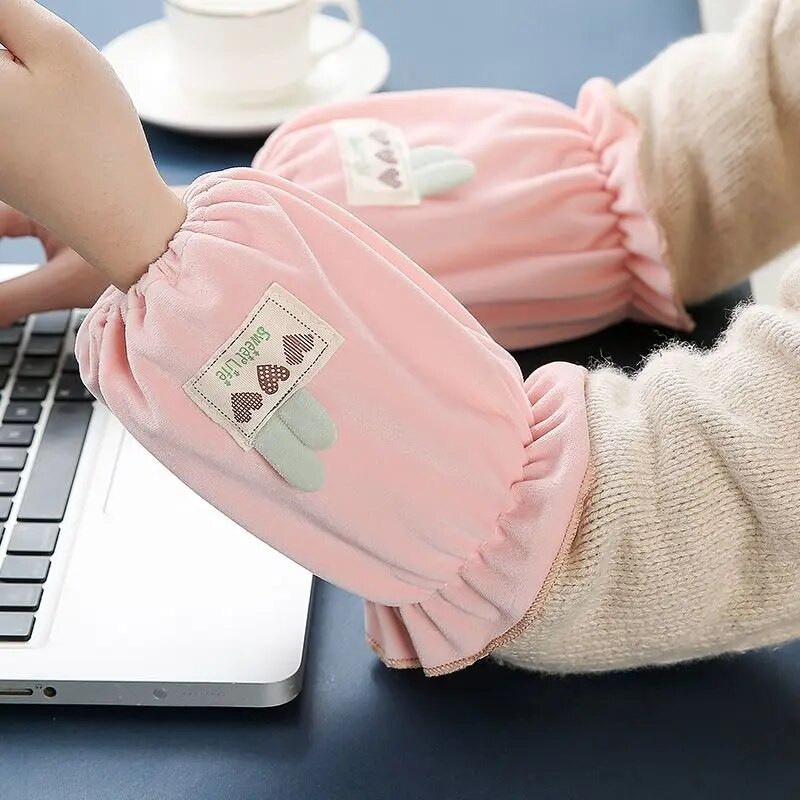 Дамски работни детски горни ръкави Прекрасни ръкави, устойчиви на мръсотия Студентски ръкави Пухено яке Специален ръкав против замърсяване ZD69