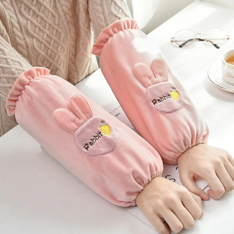 Дамски работни детски горни ръкави Прекрасни ръкави, устойчиви на мръсотия Студентски ръкави Пухено яке Специален ръкав против замърсяване ZD69