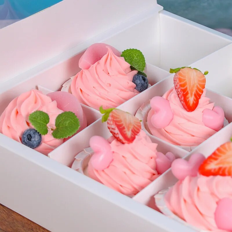 1 tk Kunstlik koogi-leiva magustoit võltsitud toidukaunistusega fotograafia Professionaalse toidu simulatsiooniga koogi mudel Teelaua kaunistus FCYY-031