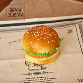 Imituotas maisto modelis mėsainis mėsainis Duona žaislai Maisto rekvizitai Modelis lango ornamentas Dirbtinis maistas Netikras maistas Dirbtinis mėsainis