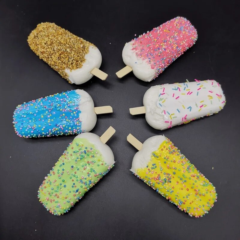 Simulirani sladoled Lažni sladoled Rekviziti za fotografije Sretno ljeto Sladoled Rođendanska zabava Dekor Umjetni sladoled Izlog