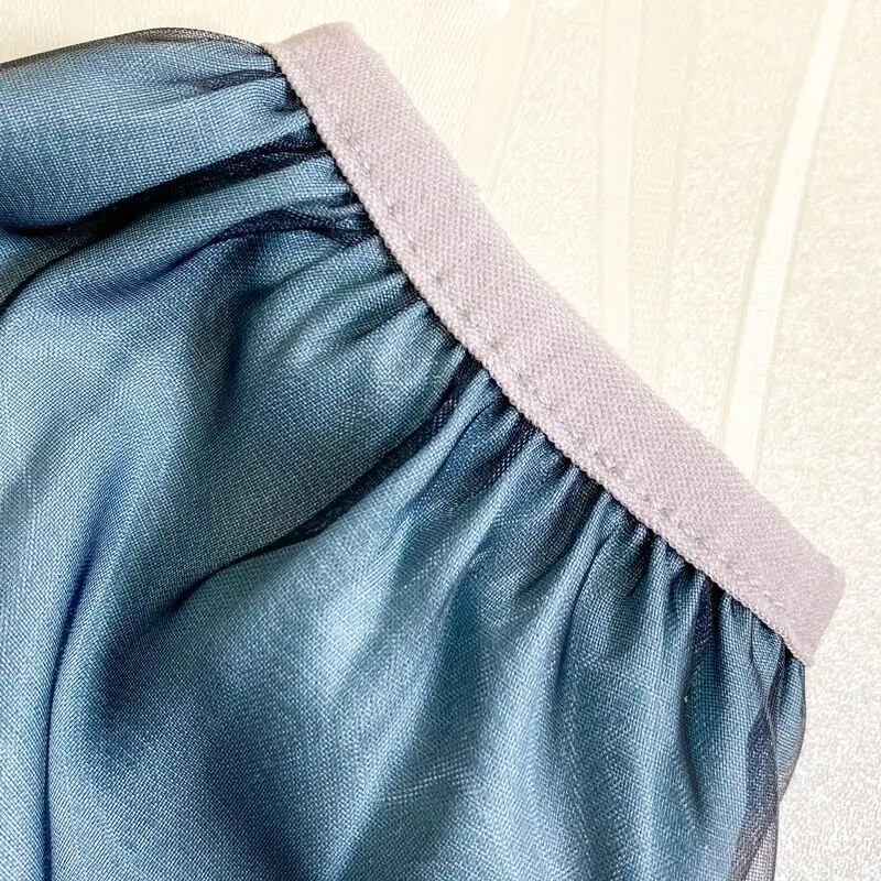 Ръкави с дантелена бродерия Двуслойни ръкави против замърсяване Дамски флорални модни инструменти за почистване на готвене Къси ръкави