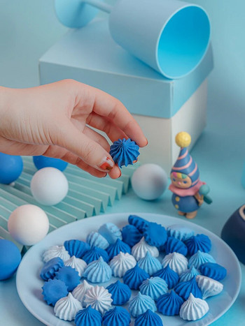 Симулация на бонбони Захар Изкуствен маршмелоу модел на десерт от глина Протеогликанови бонбони Симулация на декорация за фотография