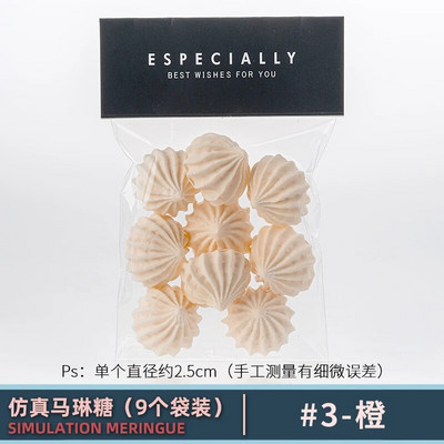 Симулация на бонбони Захар Изкуствен маршмелоу модел на десерт от глина Протеогликанови бонбони Симулация на декорация за фотография