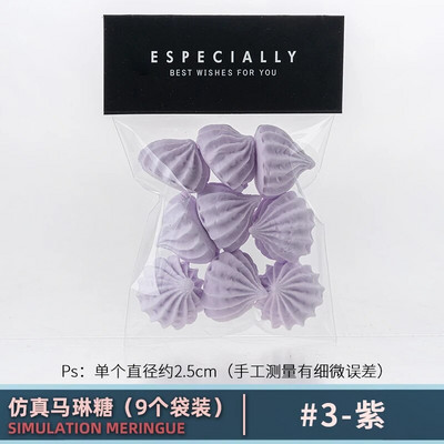 Симулация на бонбони Захар Изкуствен маршмелоу модел на десерт от глина Протеогликанови бонбони Симулация на декорация за фотография