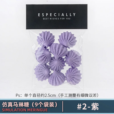 Симулация на бонбони Захар Изкуствен маршмелоу модел на десерт от глина Протеогликанови бонбони Симулация на декорация за фотография