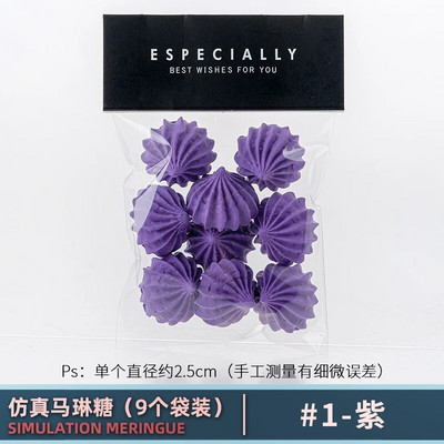 Симулация на бонбони Захар Изкуствен маршмелоу модел на десерт от глина Протеогликанови бонбони Симулация на декорация за фотография