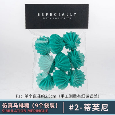 Симулация на бонбони Захар Изкуствен маршмелоу модел на десерт от глина Протеогликанови бонбони Симулация на декорация за фотография