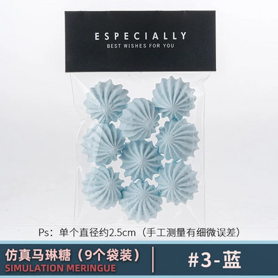 Симулация на бонбони Захар Изкуствен маршмелоу модел на десерт от глина Протеогликанови бонбони Симулация на декорация за фотография