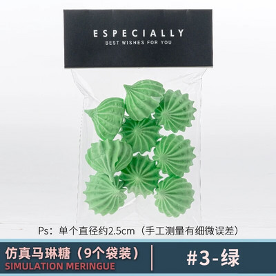 Симулация на бонбони Захар Изкуствен маршмелоу модел на десерт от глина Протеогликанови бонбони Симулация на декорация за фотография