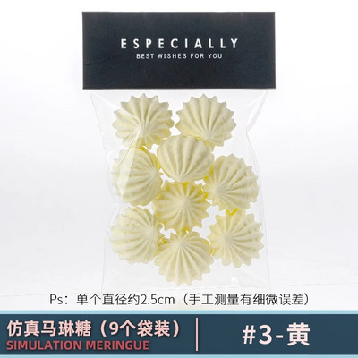 Симулация на бонбони Захар Изкуствен маршмелоу модел на десерт от глина Протеогликанови бонбони Симулация на декорация за фотография