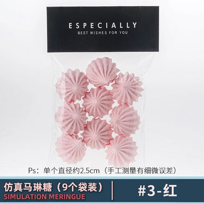 Симулация на бонбони Захар Изкуствен маршмелоу модел на десерт от глина Протеогликанови бонбони Симулация на декорация за фотография