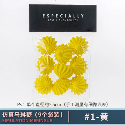 Симулация на бонбони Захар Изкуствен маршмелоу модел на десерт от глина Протеогликанови бонбони Симулация на декорация за фотография