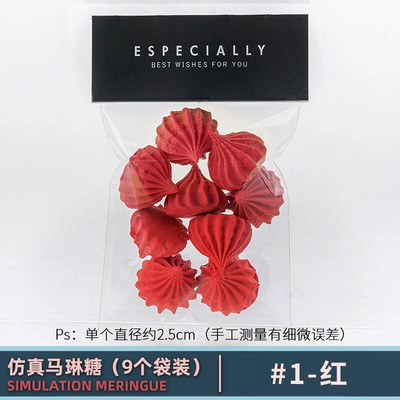 Симулация на бонбони Захар Изкуствен маршмелоу модел на десерт от глина Протеогликанови бонбони Симулация на декорация за фотография