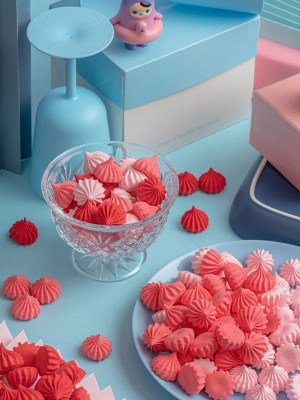 Симулация на бонбони Захар Изкуствен маршмелоу модел на десерт от глина Протеогликанови бонбони Симулация на декорация за фотография