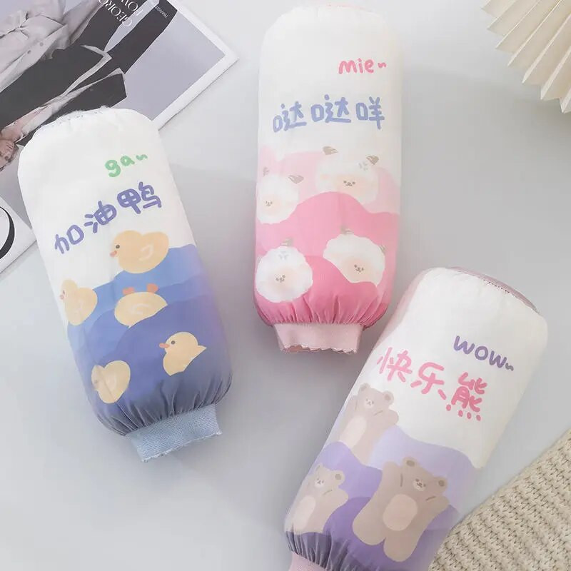 Kreativni rukavi protiv ulja i mrlja Jesen/zima Radni rukavi iz crtića za kuhanje 2024 Kuhinjske navlake za kućanstvo LF449