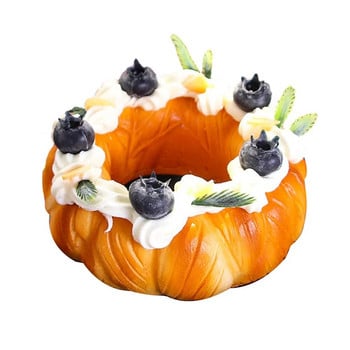 Simulation Fruit Cake Donut Food Model Διακόσμηση Ψωμί ντόνατ Baking Photo Props Αξεσουάρ διακόσμησης
