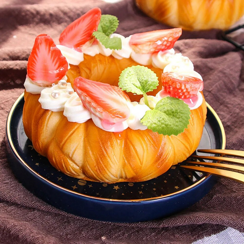 Simulacija Voćna torta Krafna Model hrane Dekoracija Dekoracija Kruh Pečenje krafne Rekviziti za fotografije Dekoracija Pribor
