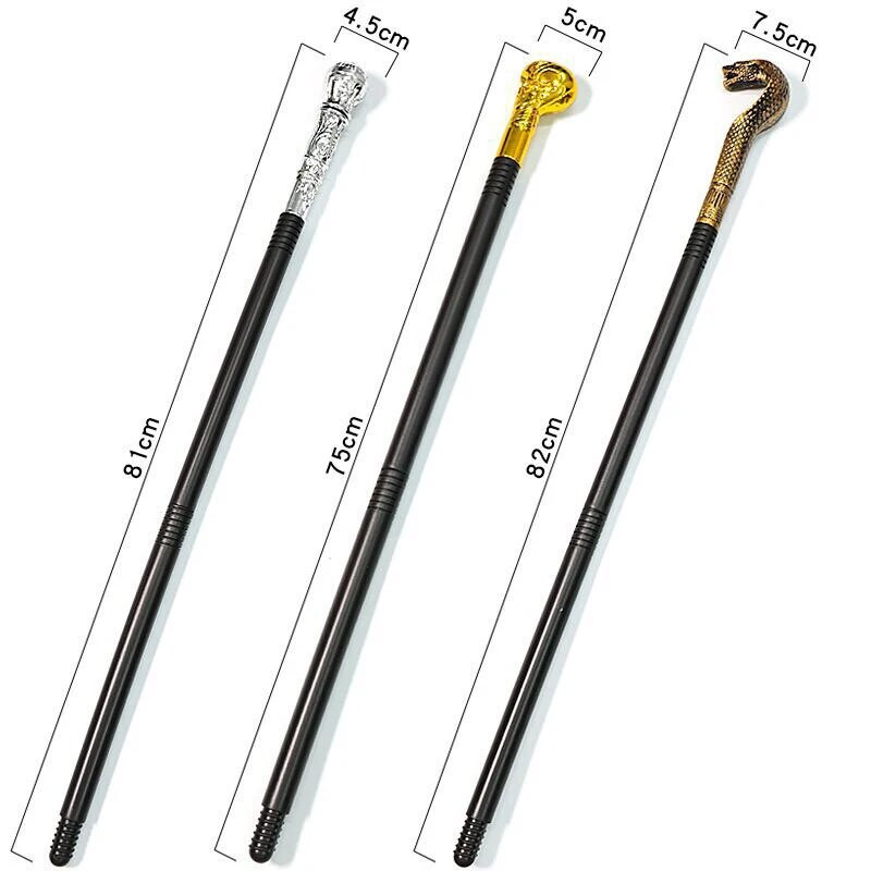 Jucărie cu cap de șarpe de petrecere Craniu cu poftă Baghete magice ale regelui faraonului Noutate pentru copii, sceptru de cosplay în trei secțiuni, accesorii pentru costume baston