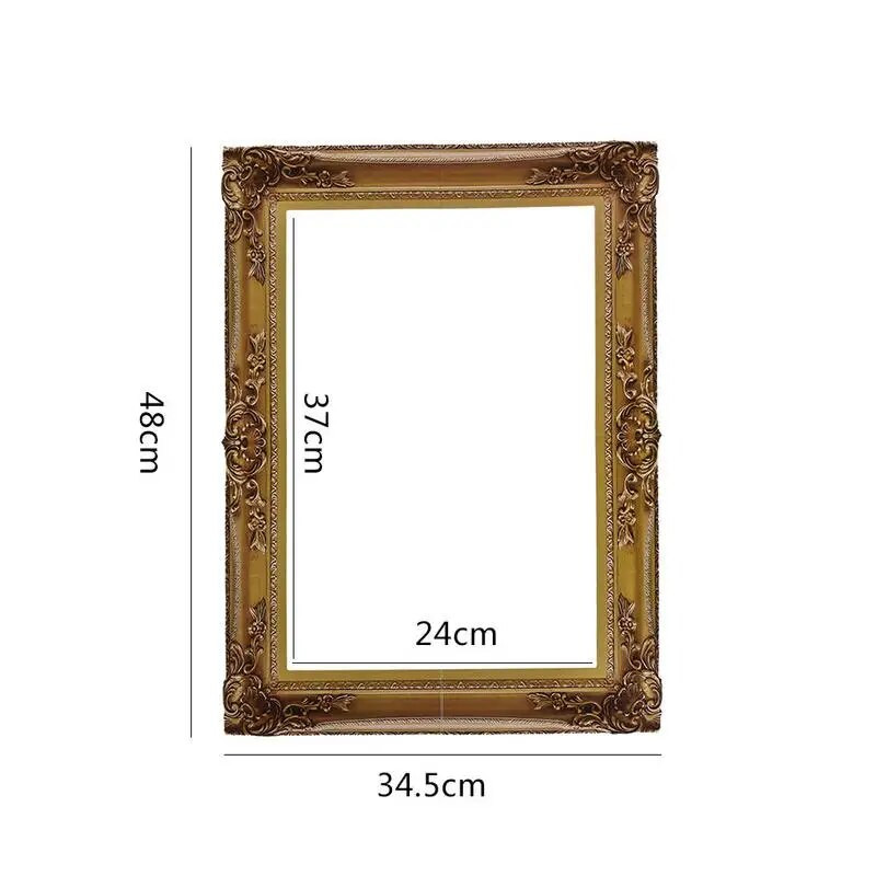 Винтидж Европейска хартиена рамка за снимки Кабина Подпори за сватба Рожден ден Семейно събиране Парти Photobooth Консумативи за декорация на събития