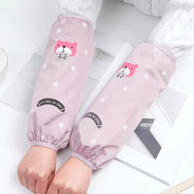 1 чифт/2 чифта водоустойчиви ръкави за ръце с модел на възрастни животни Маслоустойчив горен ръкав Полезни неща за дома Аксесоари за почистване на кухня