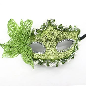 Mask Masquerade Evening Prom Mask Masquerade Mask with Holding Stick Half Face Mask for-Carnival