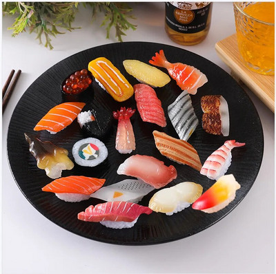 Simulation Sushi Model Cooking Japanese Food Toys Restaurant Kitchen Photography Props Home Decor