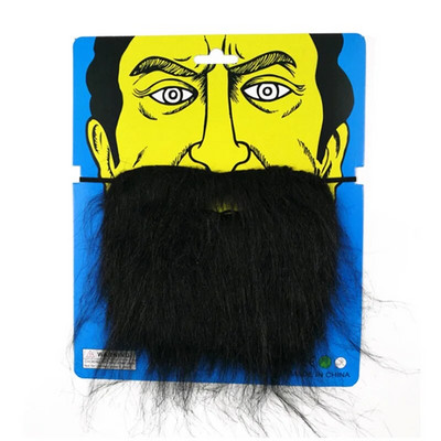 JOY-ENLIFE Smieklīgs viltotu ūsu pirātu ballīte Halovīni Cosplay ūsas viltus bārdas ūsas bērniem pieaugušajiem, melnas fotokabīnes rekvizīti