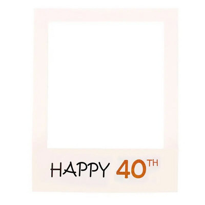 40th Photo Booth Рамки Подпори 21th 30th 50th 60th Year PhotoBooth Подпори Годишнина Рожден Ден Декорации Възрастен