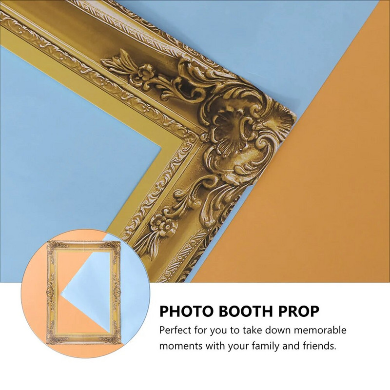 Рамка Снимка Селфи Картина Кабина Парти Годишнина Сватба Рожден Ден Реквизит Консумативи Години Нови Надуваеми Надуваеми Реквизит Злато
