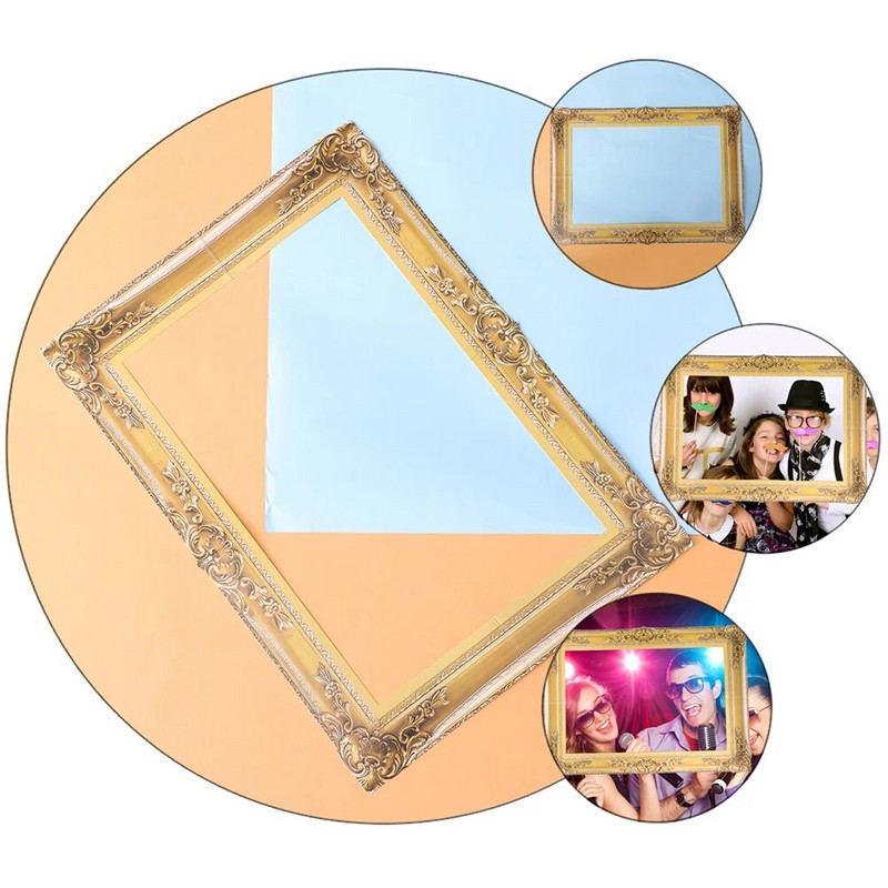 Рамка Снимка Селфи Картина Кабина Парти Годишнина Сватба Рожден Ден Реквизит Консумативи Години Нови Надуваеми Надуваеми Реквизит Злато
