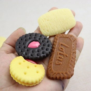 Ψεύτικα μπισκότα τεχνητή ζάχαρη ψήσιμο μπισκότα σνακ μοντέλα σνακ ντεκόρ καταστήματος σπιτιού παιδιά παίζουν παιχνίδια