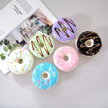 Νέο 9cm Donuts Simulation Ψωμί Food Dessert Cake Model Διακοσμήσεις σπιτιού Κρεμαστό Φωτογραφία Τεχνητά αξεσουάρ ψεύτικη τούρτα