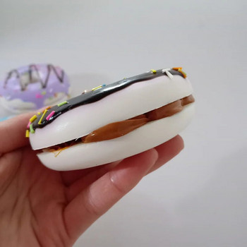 Νέο 9cm Donuts Simulation Ψωμί Food Dessert Cake Model Διακοσμήσεις σπιτιού Κρεμαστό Φωτογραφία Τεχνητά αξεσουάρ ψεύτικη τούρτα