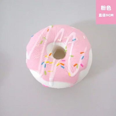 Naujas 9 cm spurgų modeliavimas, duona, maistas, desertinis pyragas, modelis, namų puošmena, pakabukas, fotografija, dirbtiniai padirbtų pyragų priedai