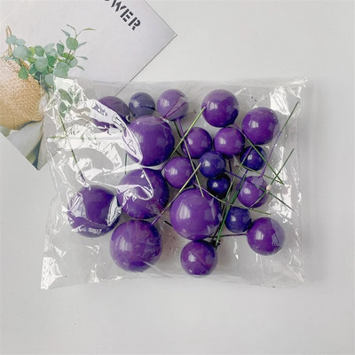 20KOM Set kuglica za tortu 2cm-4cm Kugle DIY Božićna kuglica Dekoracija rođendanske torte za zabavu Proslava vjenčanja Svjetlucave kuglice