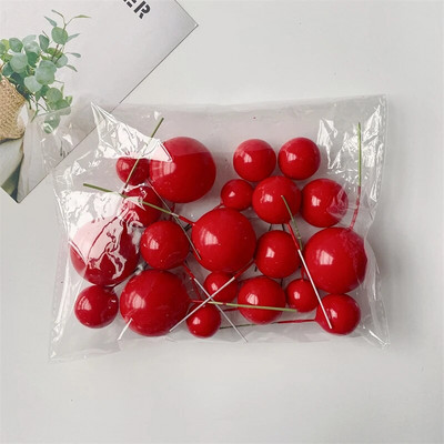 20KOM Set kuglica za tortu 2cm-4cm Kugle DIY Božićna kuglica Dekoracija rođendanske torte za zabavu Proslava vjenčanja Svjetlucave kuglice