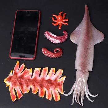 2бр. Изкуствени мустаци от калмари Симулация на октопод Храни Зеленчуци Симулационен модел на ресторант Морска храна Фотографски реквизит