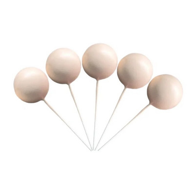 5 komada šarenih kuglica za kolače DIY ukrasi za torte za vjenčanje, rođendane, desert, kolačiće, pribor za pečenje