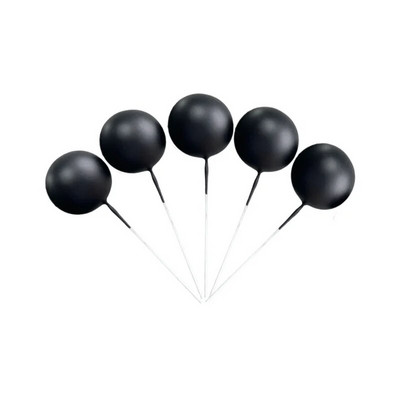 5 komada šarenih kuglica za kolače DIY ukrasi za torte za vjenčanje, rođendane, desert, kolačiće, pribor za pečenje