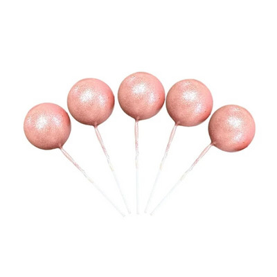 5 komada šarenih kuglica za kolače DIY ukrasi za torte za vjenčanje, rođendane, desert, kolačiće, pribor za pečenje