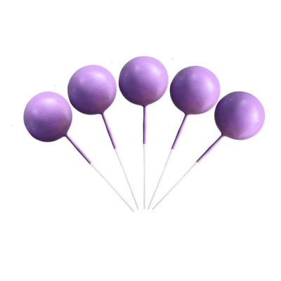 5 komada šarenih kuglica za kolače DIY ukrasi za torte za vjenčanje, rođendane, desert, kolačiće, pribor za pečenje